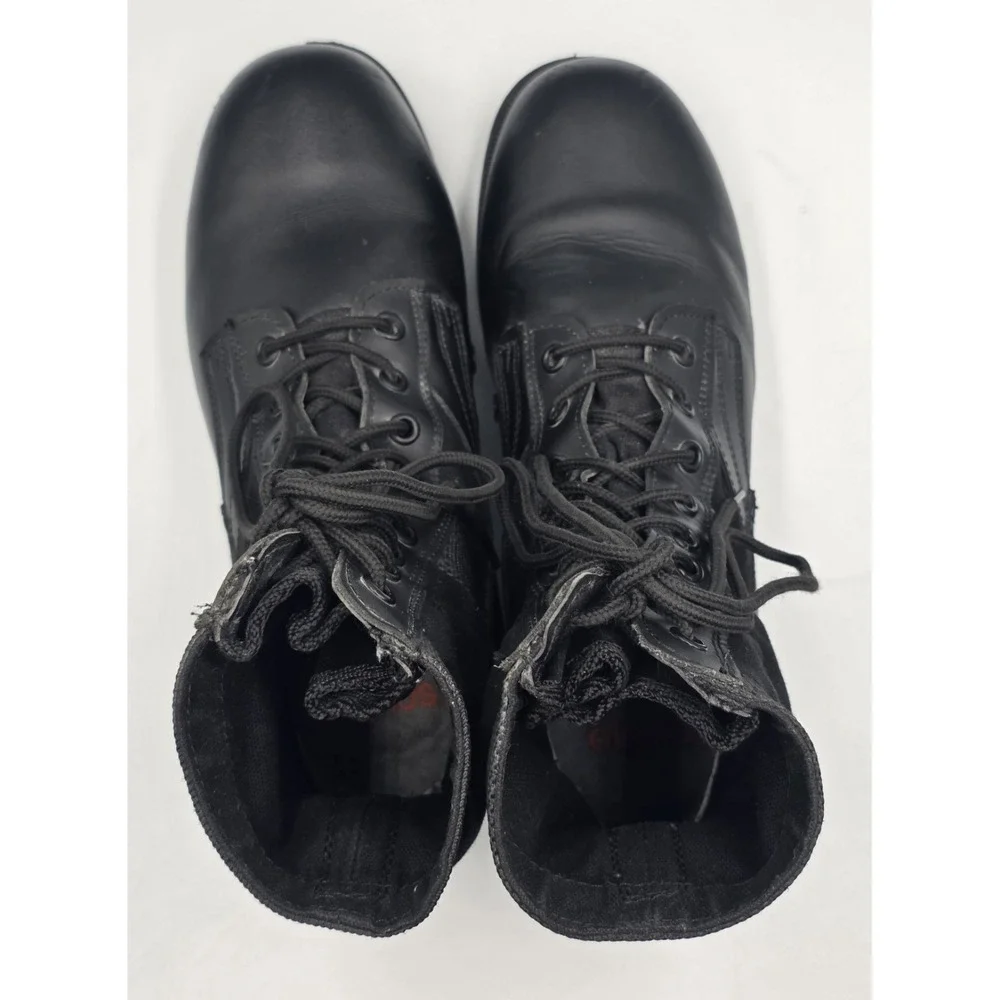 Rothco Men's Black Leather Jungle Boots Panama Sole Size 11R Regular